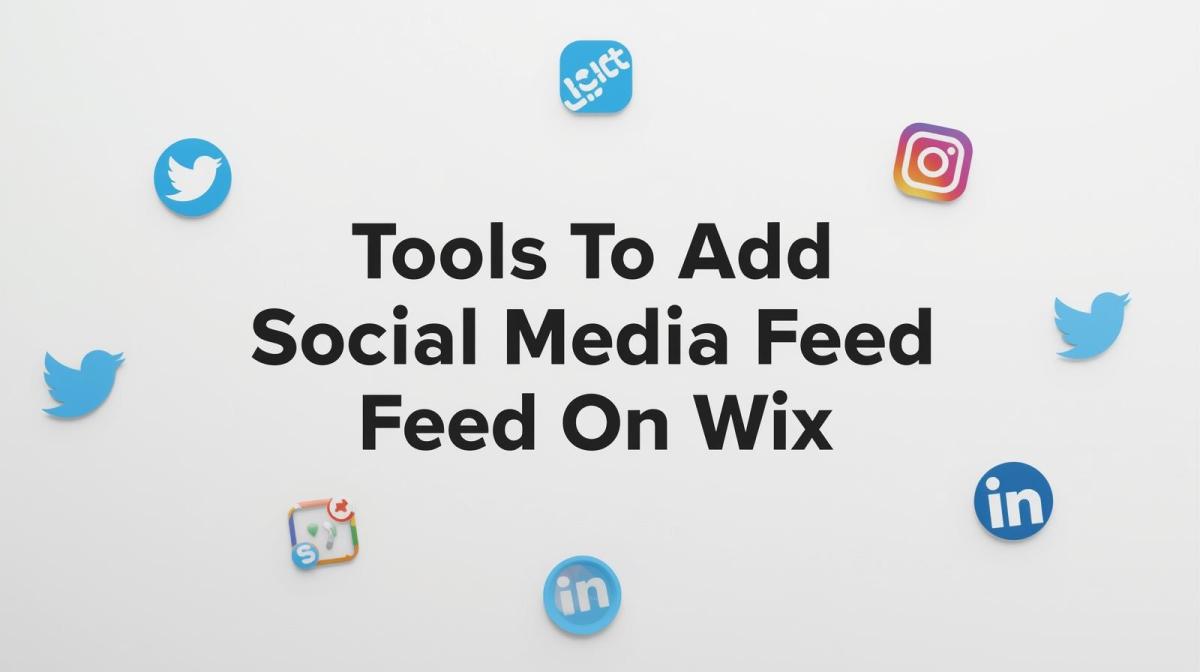 Tools to Add Social Media Feed on Wix&nbsp;Website