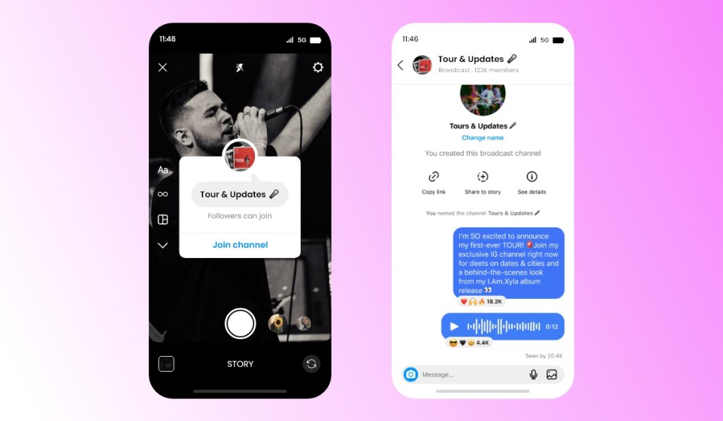 Instagram Broadcast Channel